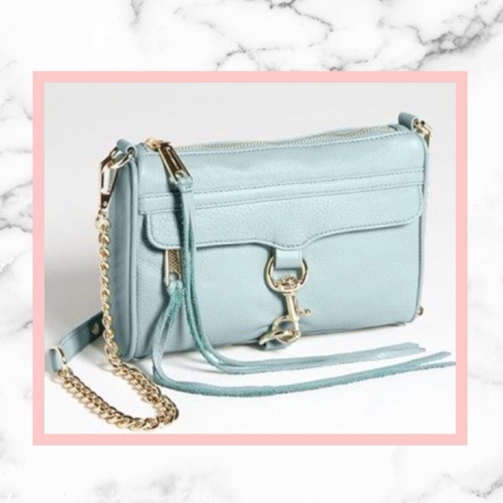 SOLD! Rebecca Minkoff Mint Mini Mac Crossbody